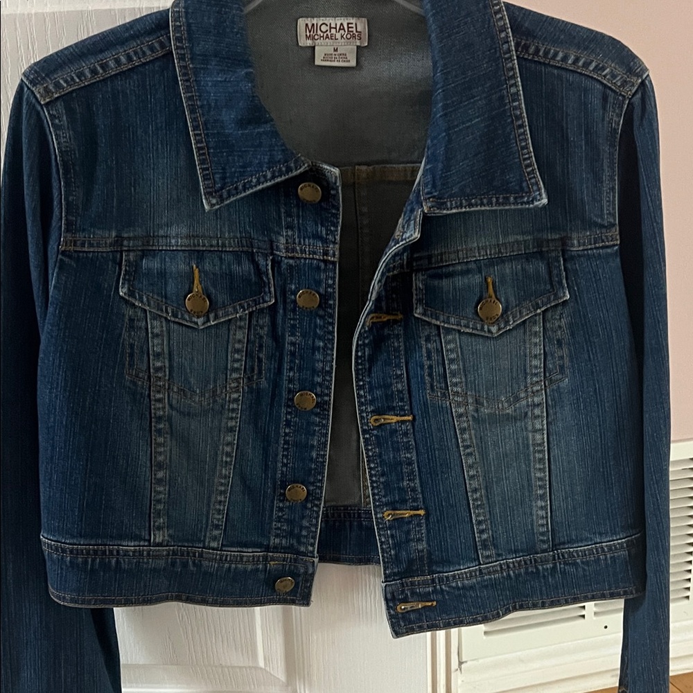 Michael Kors Dark Blue Jean Jacket